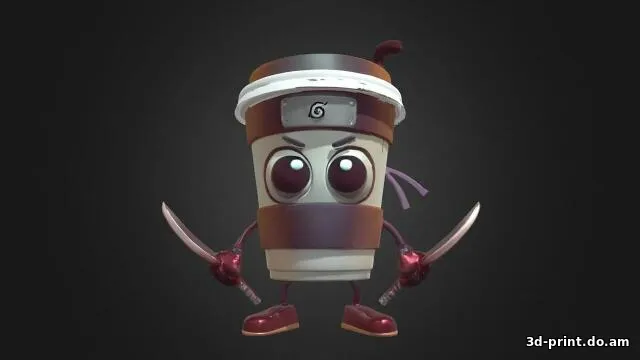 3D-модель "Капучино-ассасино"