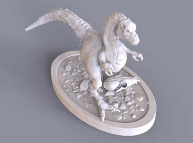 3D-модель "Динозавр" 3D-модель "Динозавр"