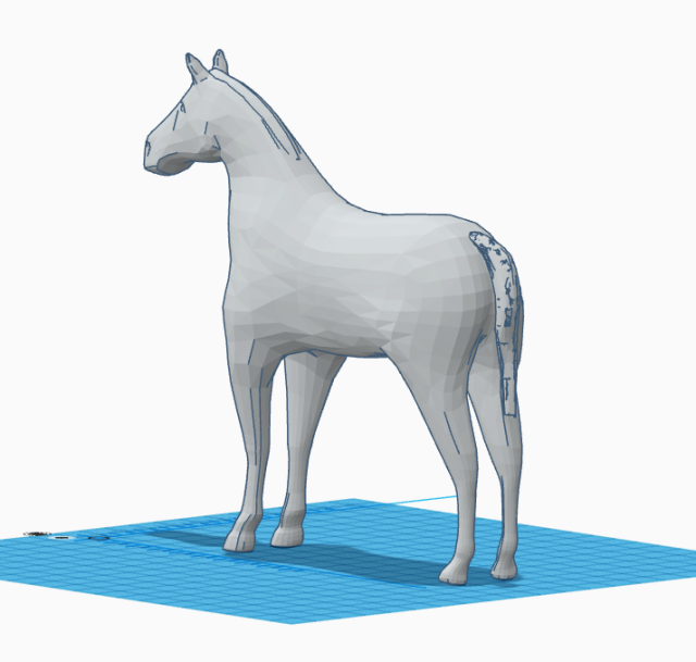 3D-модель "Скульптура Конь"