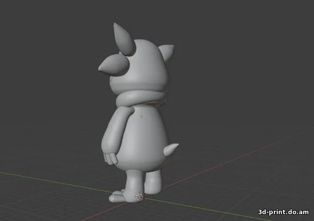 3D-модель "Лунтик"