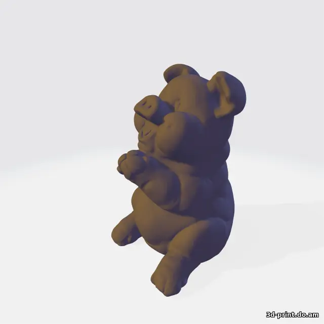 3D-модель "Веселая Свинка" 3D-модель "Веселая Свинка"