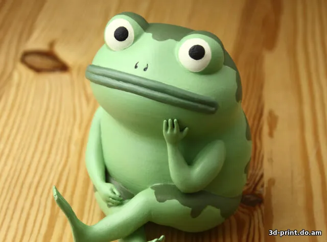 3D-модель "Лягушка" По ту сторону изгороди