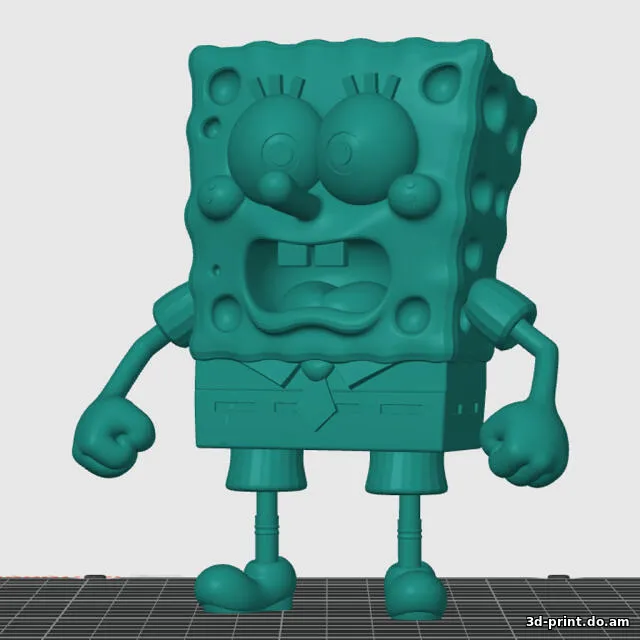 3D-модель "Губка Боб в подводном мире" 3D-модель "Губка Боб в подводном мире"