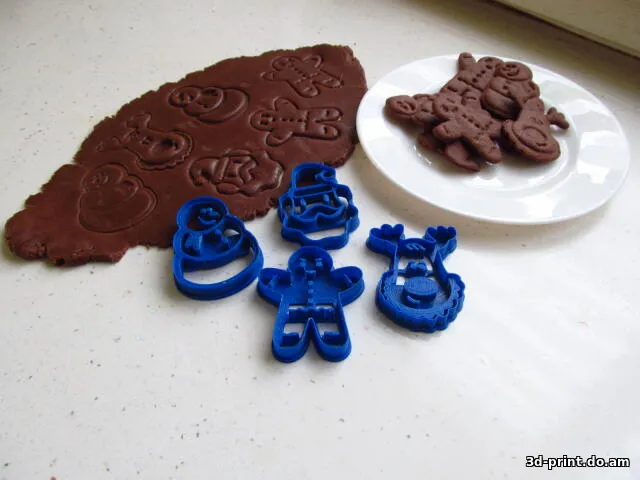 3D-модель "Новогодний комплект для вырезания печенья"