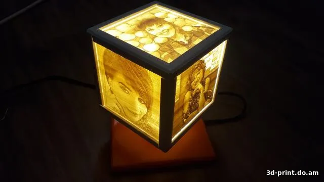 3D-модель "Подставка для Литофановая коробка"