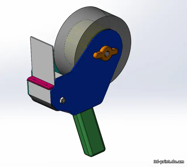 3D-модель "Диспенсер для большого скотча"
