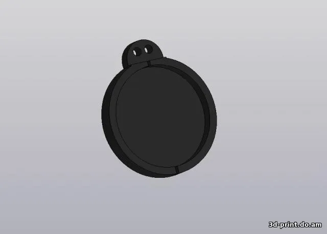 3D-модель "Плашка для опечатывания подвесная"