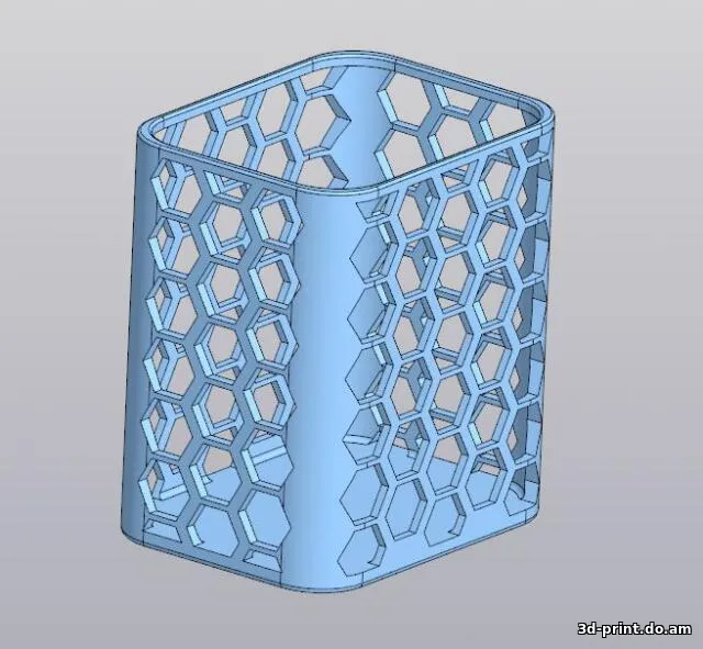 3D-модель "Подставка под ручки и карандаши"