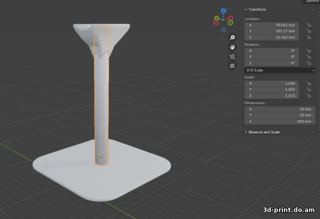 3D-модель "Подставка для наушников 2"