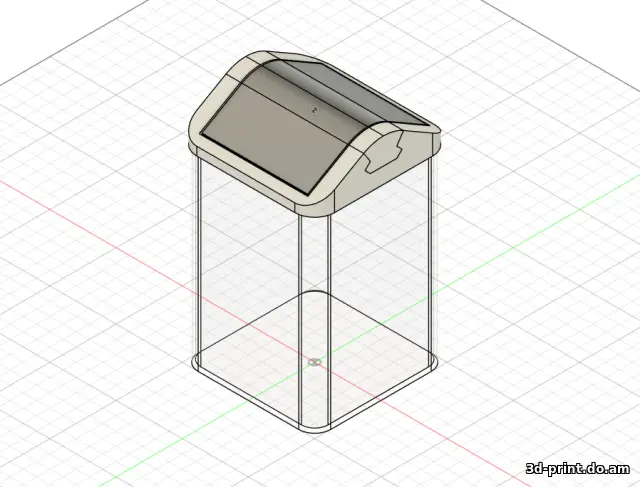 3D-модель "Мини-мусорка"