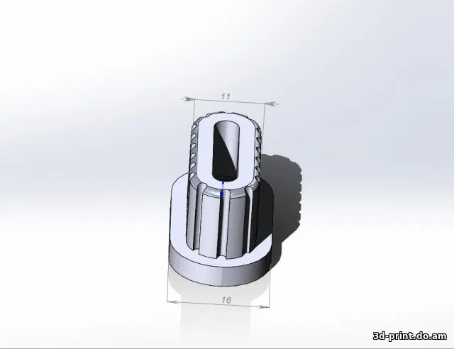 3D-модель "Заглушка в ножку стула ИЗО"