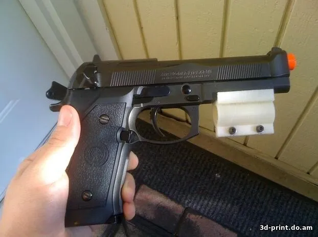 3D-модель "Кронштейн для крепления тактического фонаря"