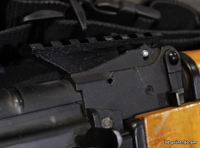 3D-модель "Планка Weaver для страйкбольного автомата АК"