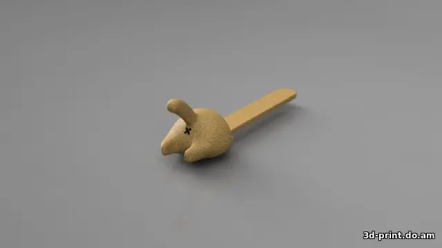 3D-модель "Кот закладка для книг"