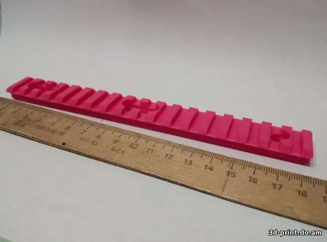 3D-модель "Планка пикатинни 185 мм."