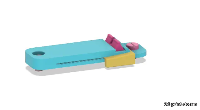 3D-модель "Прицельная планка для пневматической винтовки KRAL Smersh R5-N11"