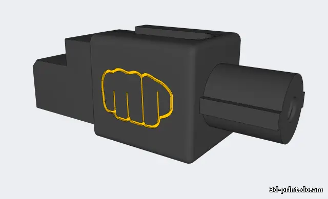 3D-модель "АК переходник под M приклады"