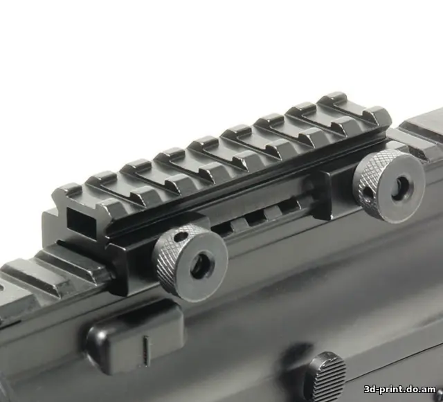 3D-модель "Планка повышающая Veber 016 Weaver - 10mm" — STL модель для 3D-печати