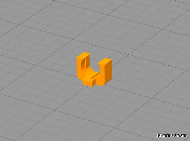3D-модель "Деталь стопора стволика и камеры хопап от АК Cyma"