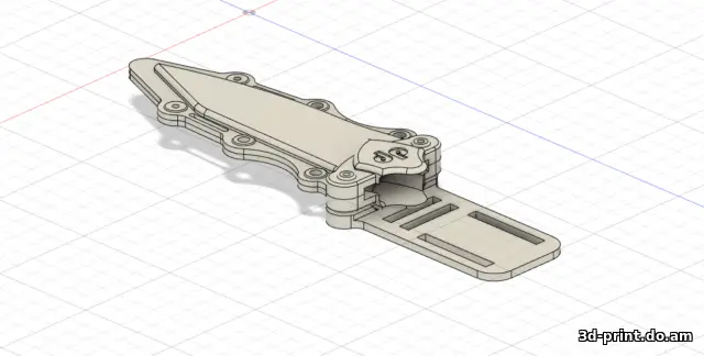3D-модель "Тренировочный нож для страйкбола"