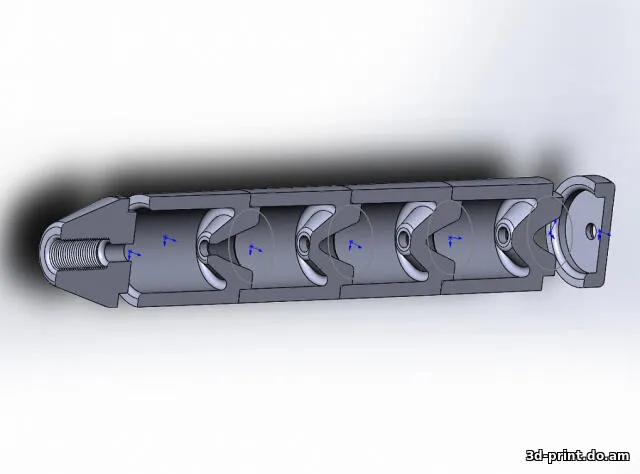 3D-модель "Глушитель Саунд-модератор для МР-512"
