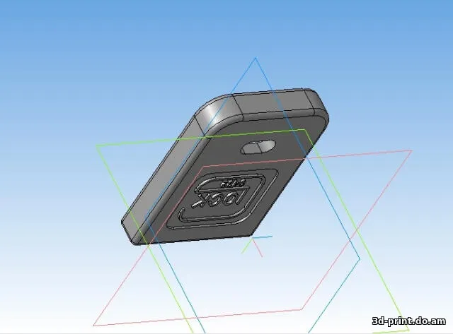3D-модель "Пятка магазина с маркировкой для Glock фирмы WE"