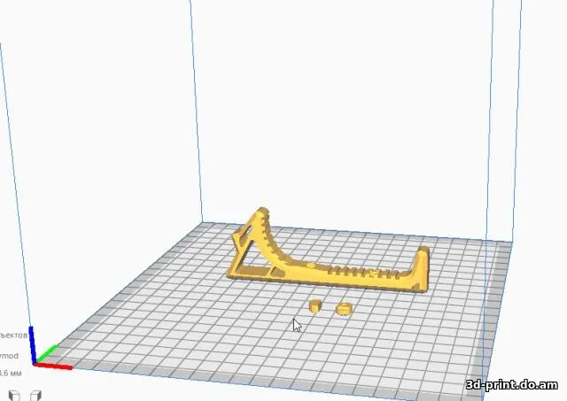 3D-модель "Скелетная ручка для keymod цевья"