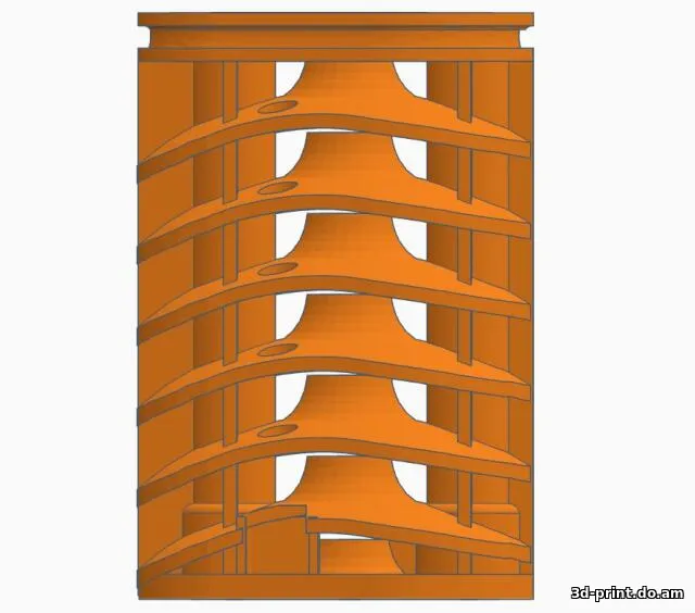 3D-модель "Вставка в модератор EDgan Леший-2"