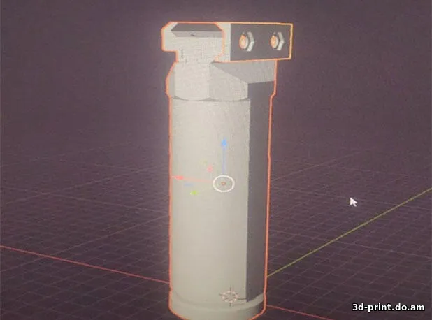 3D-модель "Реплика тактической рукоятки РК-2 полноразмерная" — STL модель для 3D-печати