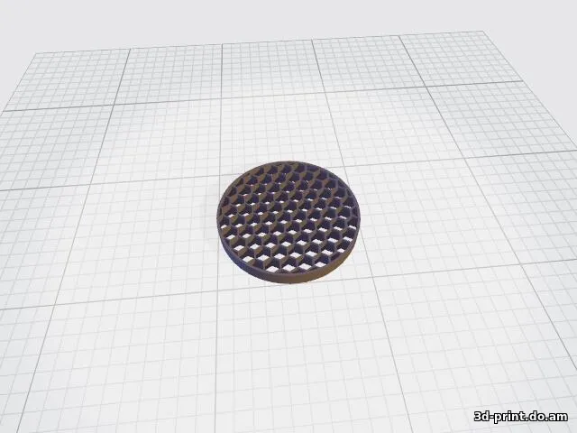 3D-модель "Антибликовая сетка для оптики" — STL модель для 3D-печати