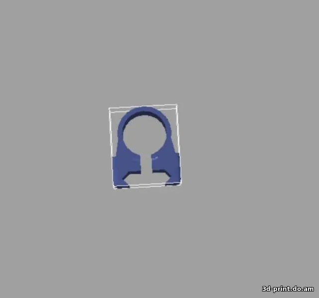 3D-модель "Крепеж для прицела от воздушки ИЖ на планку пикатини 20мм." — STL модель для 3D-печати