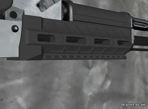 3D-модель "Марс, тактическое цевьё для АК"