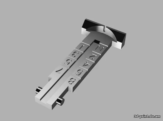 3D-модель "Прицельная планка АК"