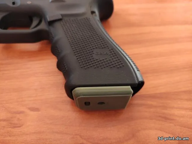 3D-модель "Пятка магазина страйкбольного Глок 18 от WE"