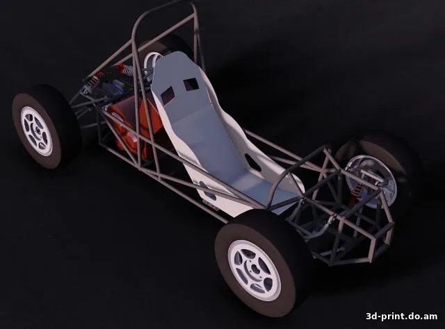 3D-модель "Шасси Формула Студент"
