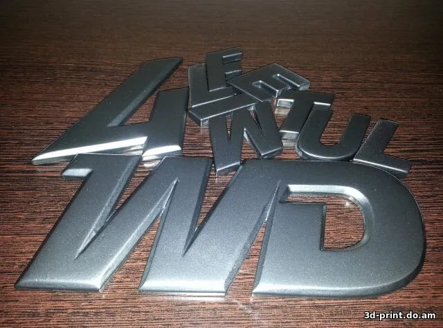 3D-модель "Логотип Toyota Full Time 4WD"