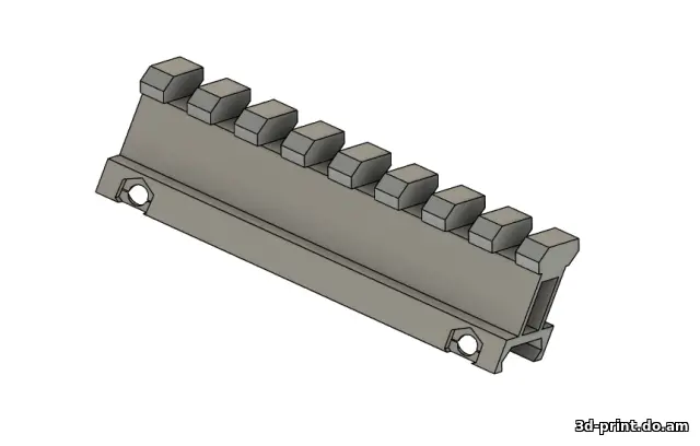 3D-модель "Повышающая планка пикатини"