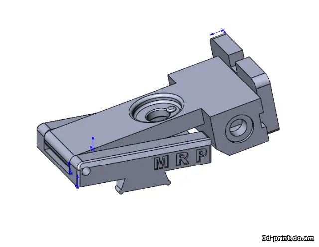 3D-модель "Регулируемый целик Hi capa 5.1"