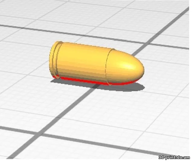 3D-модель "Пуля 9х19мм."