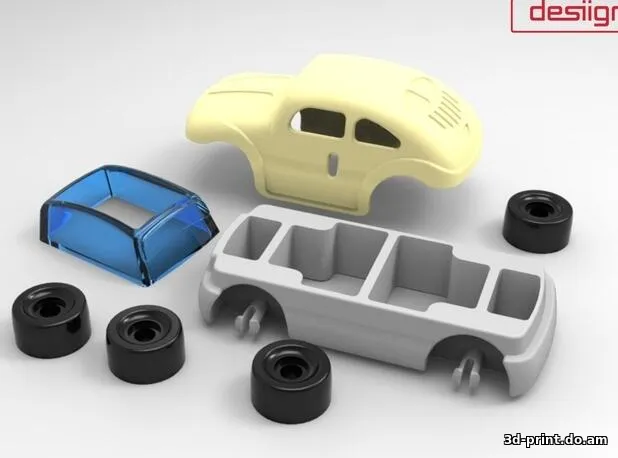 3D-модель "Автомобиль Gro-Beetle"