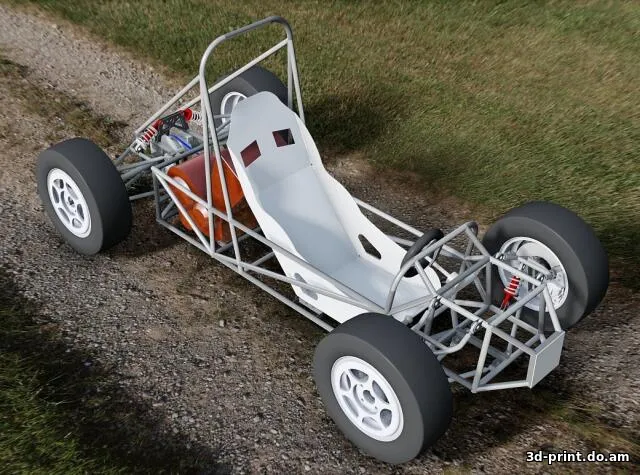 3D-модель "Шасси Формула Студент 2"