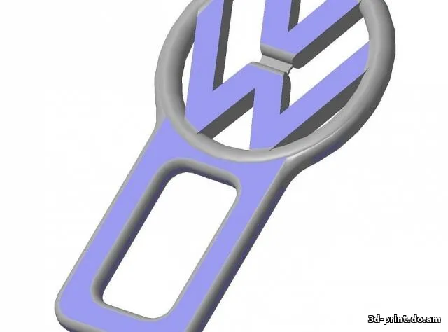3D-модель "Заглушка ремня безопасности Volkswagen"