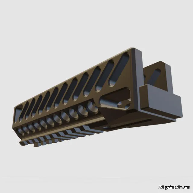 3D-модель "Цевье Зенитко Б-10 на страйкбольный привод"