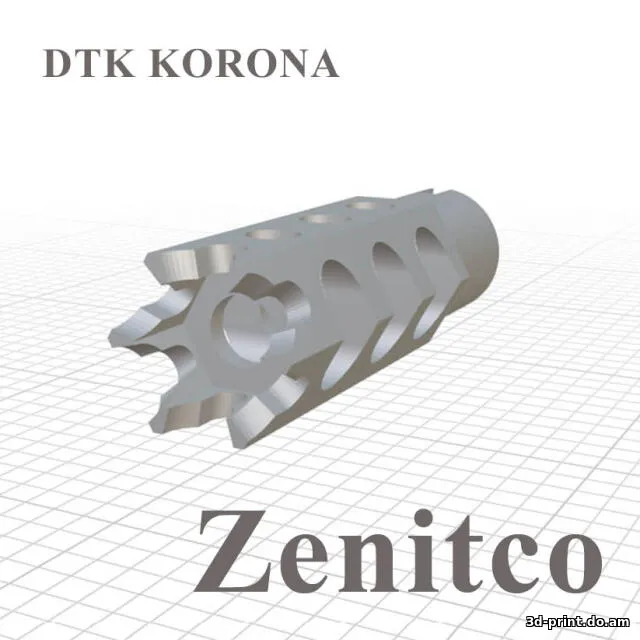 3D-модель "Зенитко ДТК Корона для Ак"