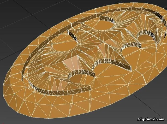 3D-модель "Эмблема для TOYOTA - BATMAN"