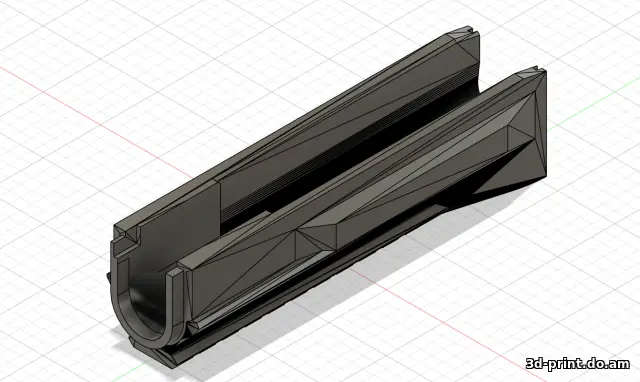 3D-модель "Цевье для страйкбольного АК-74"
