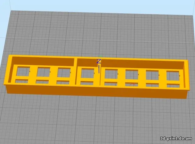 3D-модель "Рамка под кнопки Priora / Kalina repak"