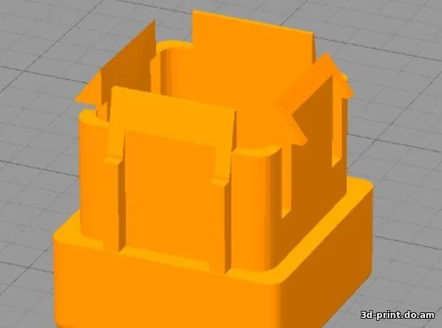 3D-модель "Заглушка кнопки ВАЗ2110"