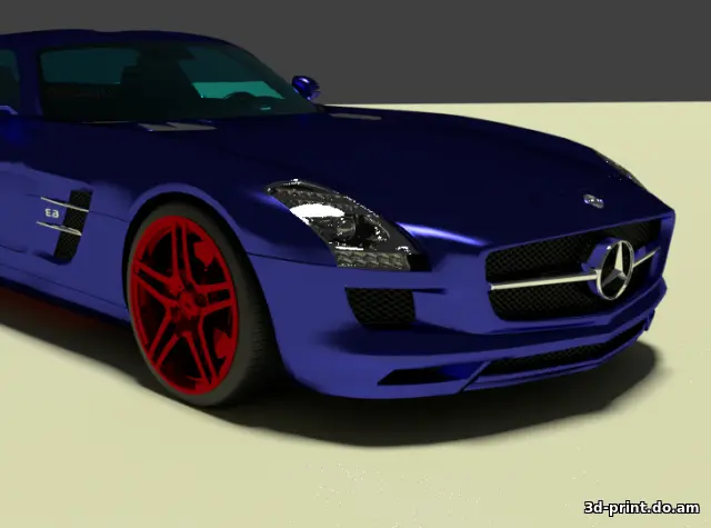 3D-модель "Mercedess AMG SLS"