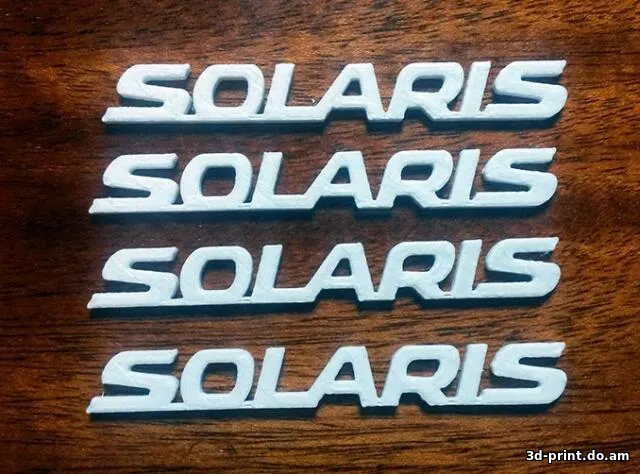 3D-модель "Solaris логотип"
